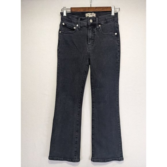 Madewell Denim - Madewell Cali Demi-Boot Jeans Women's Size 25 Petite Starkey Wash Black Classic